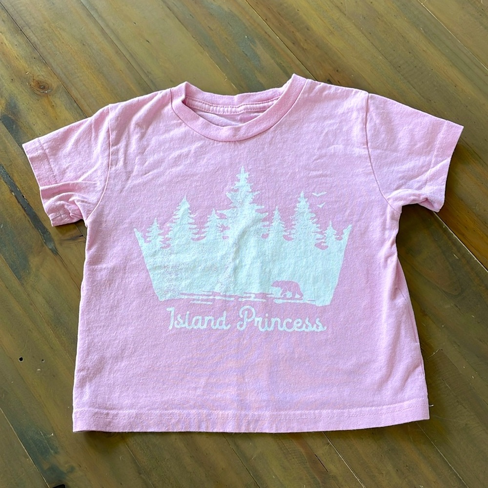 🌷5/$20🌷 Westcoastees Island Princess Tee 4T